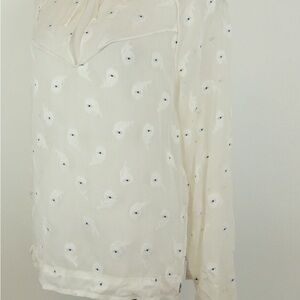 Rag and bone silk blouse